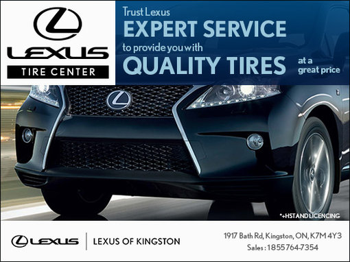 Trust Lexus for quality tires!
