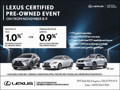 Lexus Certified Pre-Owned Event