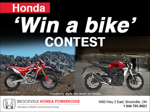 Honda Win a bike contest