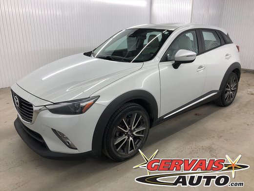 2016 Mazda CX-3 GT AWD GPS Cuir Toit Ouvrant Mags