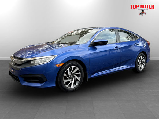 2016 Honda CIVIC EX, keyless entry, backup camera, Bluetooth