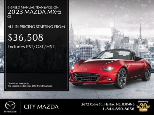Get the 2023 Mazda MX-5 today!