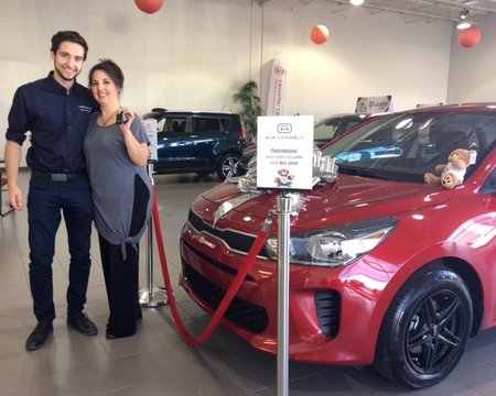 Merci pour ma nouvelle Kia Rio 2018!