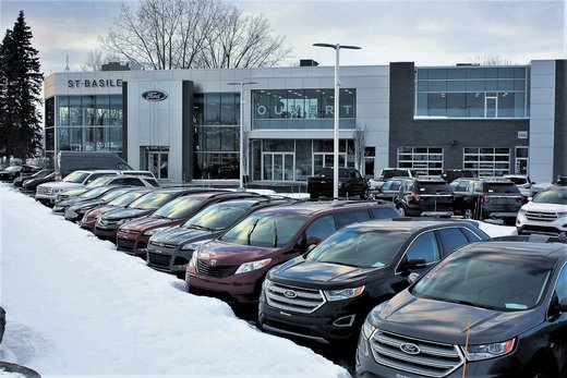 Évolution du concessionnaire automobile Ford à Saint-Basile-le-Grand