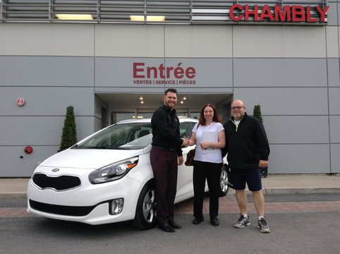 Une 2ème Kia rondo dans la famille!