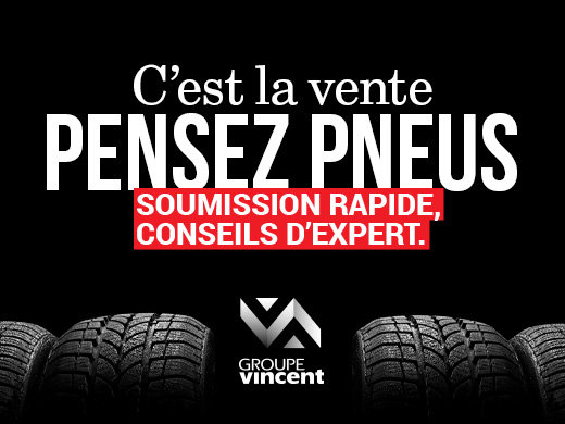 Besoin de pneus? chez Groupe Vincent à Shawinigan et Trois-Rivières