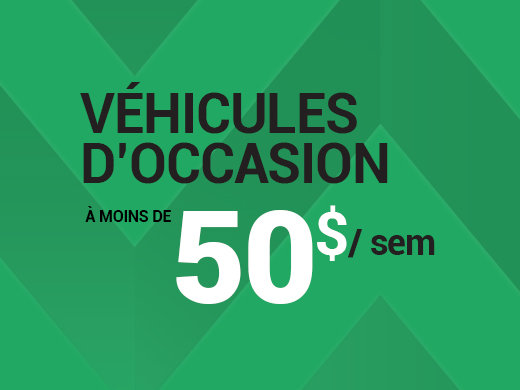 Enfin, un véhicule d'occasion à 50$ par semaine! chez Groupe Vincent à Shawinigan et Trois-Rivières