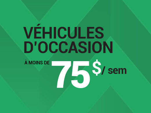 Véhicules d'occasion pour budgets de 75$ par semaine... chez Groupe Vincent à Shawinigan et Trois-Rivières
