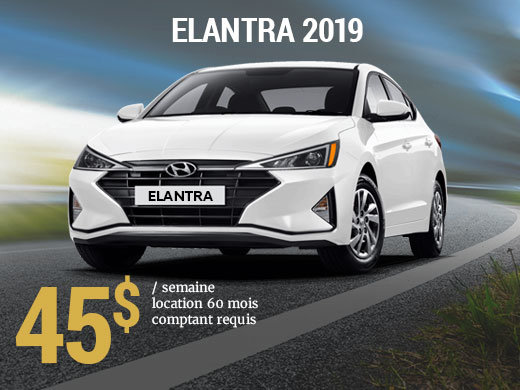 Roulez avec la nouvelle Hyundai Elantra Essential manuelle 2019 pour seulement 45$/sem (Copie) chez Hyundai Shawinigan à Shawinigan
