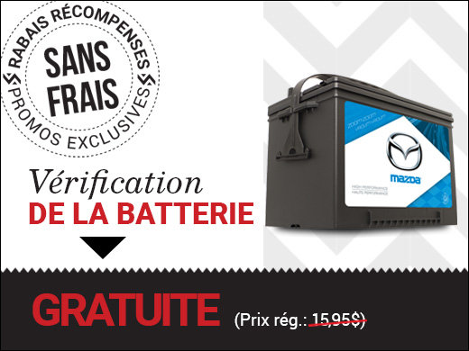 Vérification de la batterie SANS FRAIS! chez Groupe Vincent à Shawinigan et Trois-Rivières