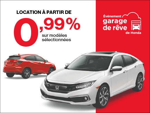 La CIVIC, le CR-V et le HR-V 2019... à faire rêver! chez Avantage Honda à Shawinigan
