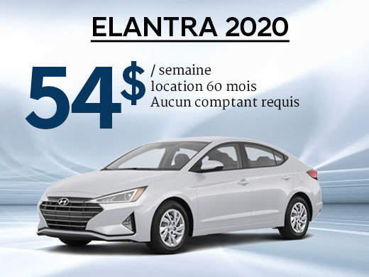 Seulement 54$/semaine pour une Hyundai Elantra 2020 chez Hyundai Trois-Rivières à Trois-Rivières