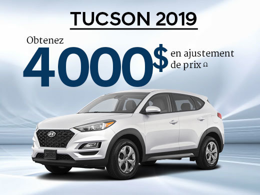 Jusqu'à 4 000$ en ajustement de prix sur le tout nouveau Hyundai Tucson 2019! chez Hyundai Shawinigan à Shawinigan
