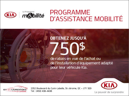 Programme d'assistance mobilité