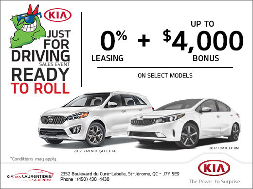Just for Driving Sales Event!