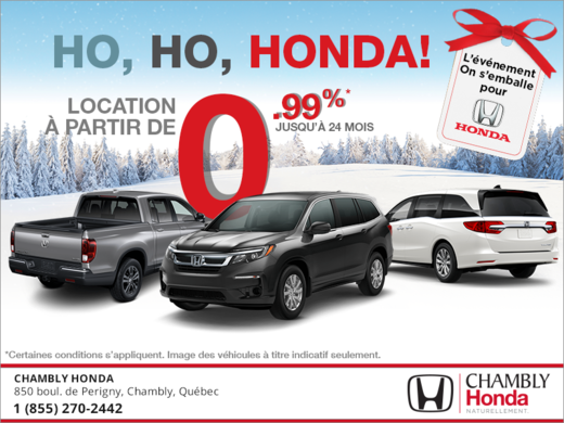 Ho, Ho, Honda!