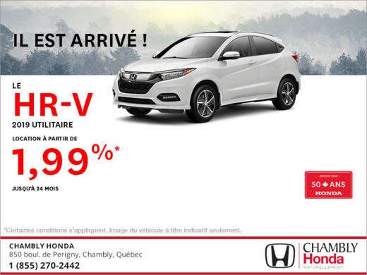 Louez le Honda HR-V 2019!