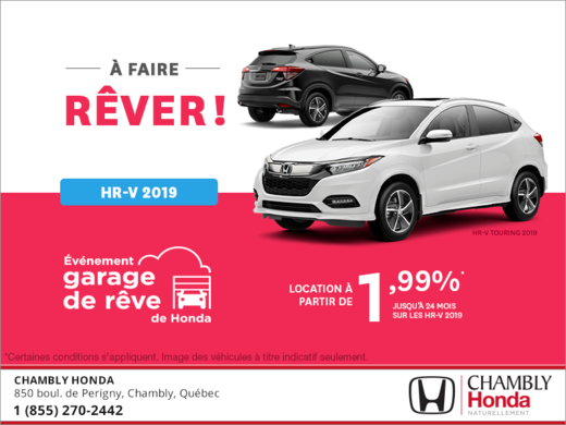 Louez le Honda HR-V 2019!