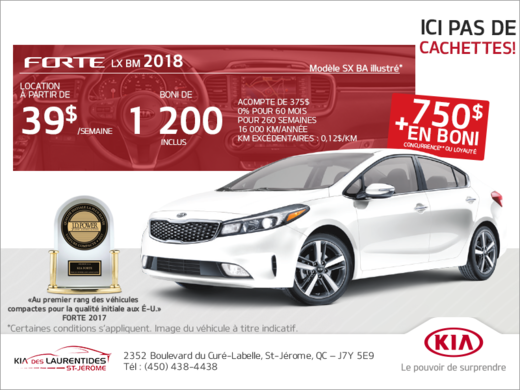 La Kia Forte 2018