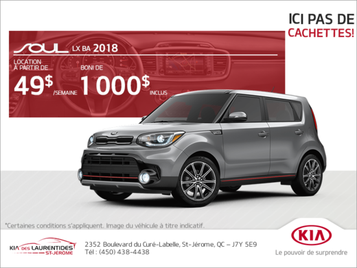 Le Kia Soul 2018