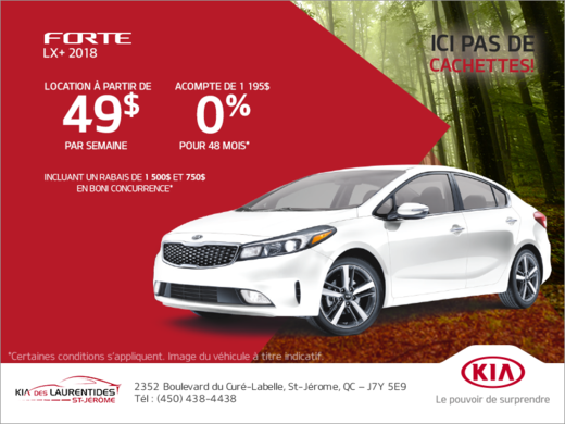 La Kia Forte 2018