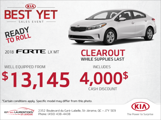 The 2018 Kia Forte