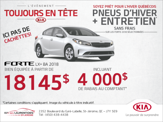 La Kia Forte 2018
