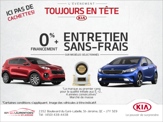 L'événement toujours en tête!