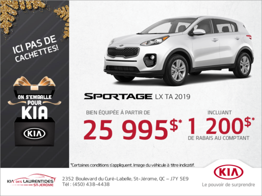 Le Kia Sportage 2019