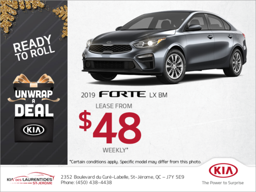 Get the 2019 Kia Forte!