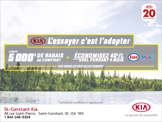 C'est l'événement l'essayer c'est l'adopter!
