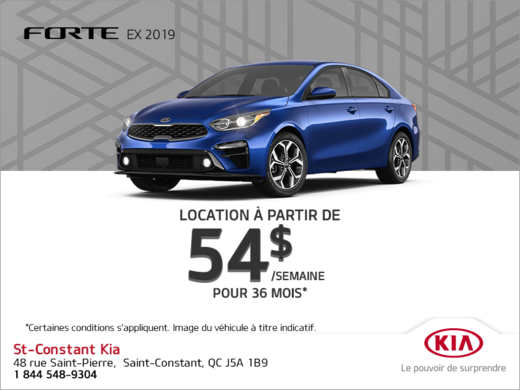 La Kia Forte 2019!