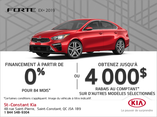 La Kia Forte 2019!