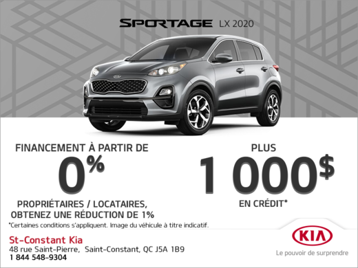 Le Kia Sportage 2020
