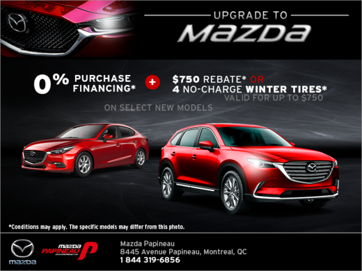 Upgrade to Mazda
