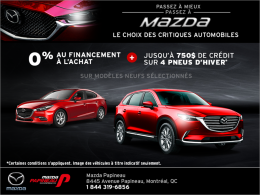 Passez à mieux, passez à Mazda