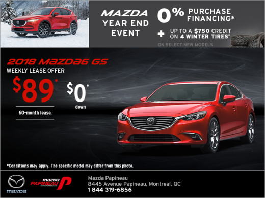Get the 2018 Mazda6!