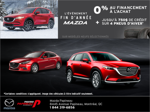 L'événement de fin d'année de Mazda!