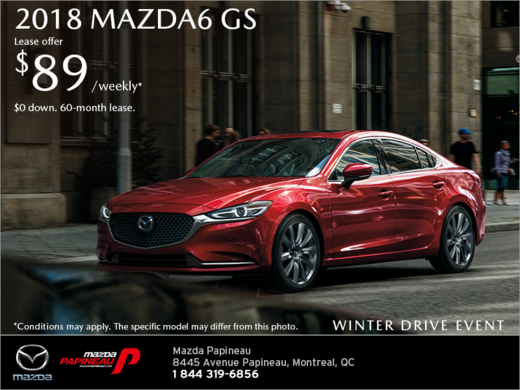 Get the 2018 Mazda6!