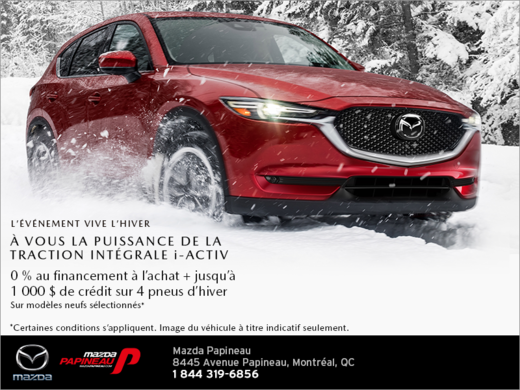 L'événement vive l'hiver Mazda!