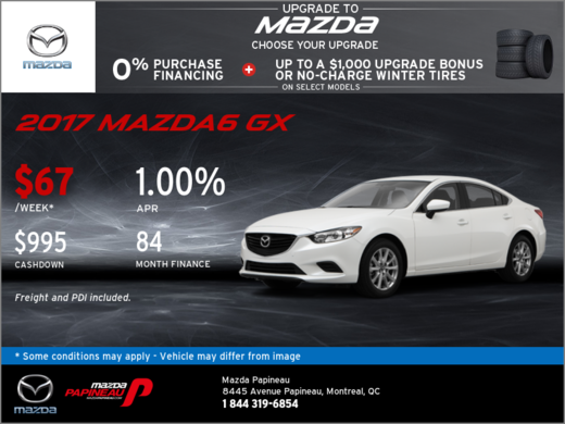 Save Big on the 2017 Mazda6!