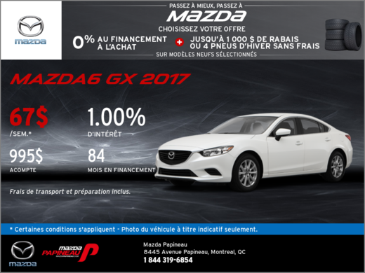 Voyez la Mazda6 2017