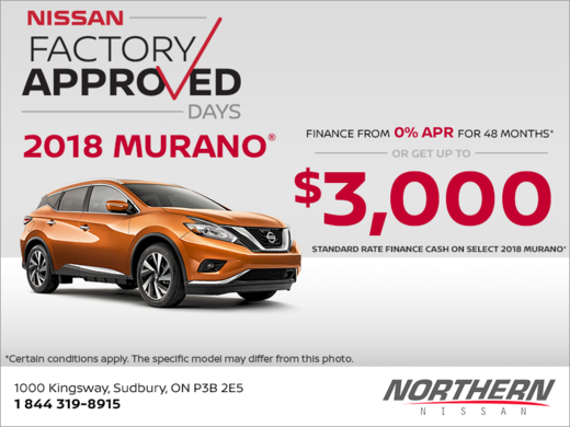 Get the 2018 Murano Today