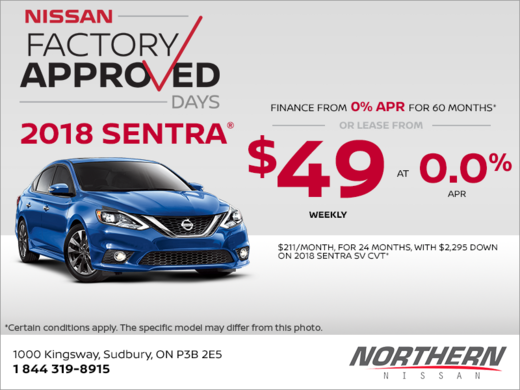 Get the 2018 Sentra Today!