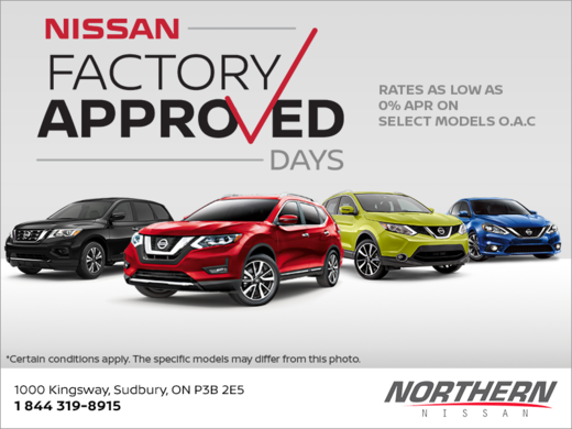 Nissan Factory Approved Sale