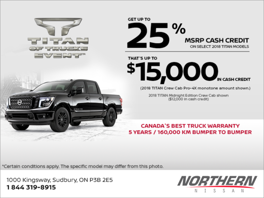 Get the 2018 Nissan Titan today!