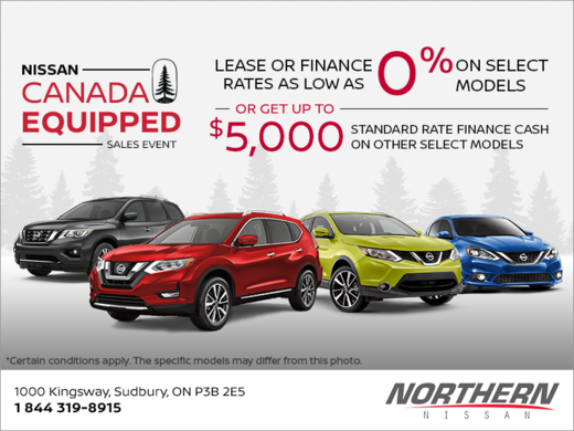 Nissan Canada Equipped Sales Event