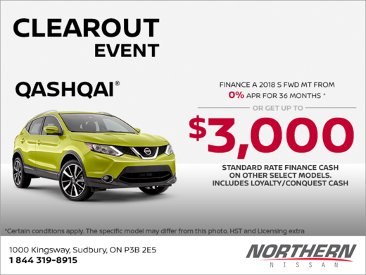Get the 2018 Qashqai today!