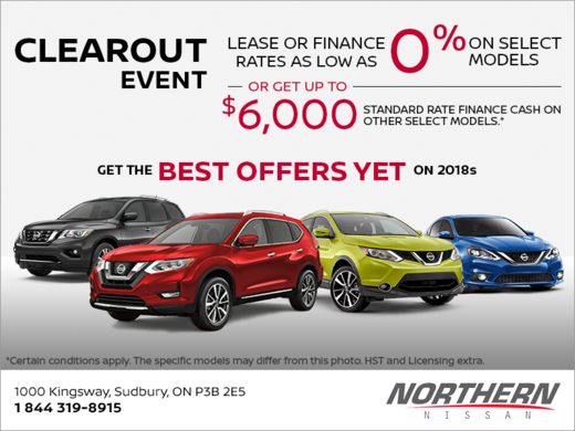 Nissan's Clearout Event!