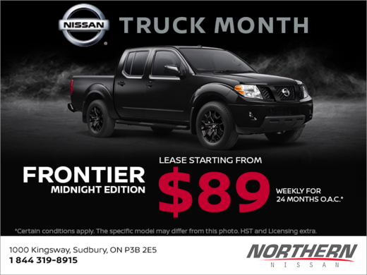 Get the 2018 Nissan Frontier Today!